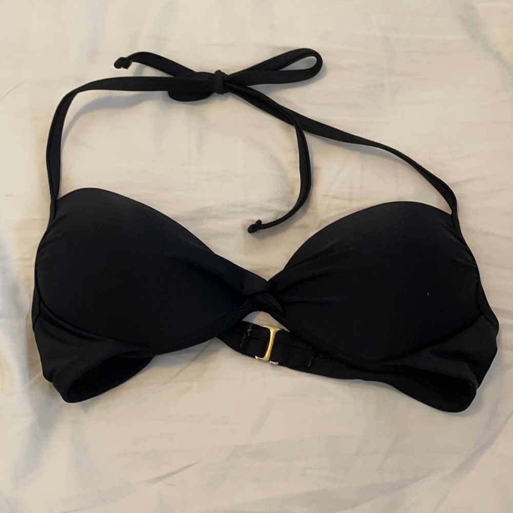 Black bikini top